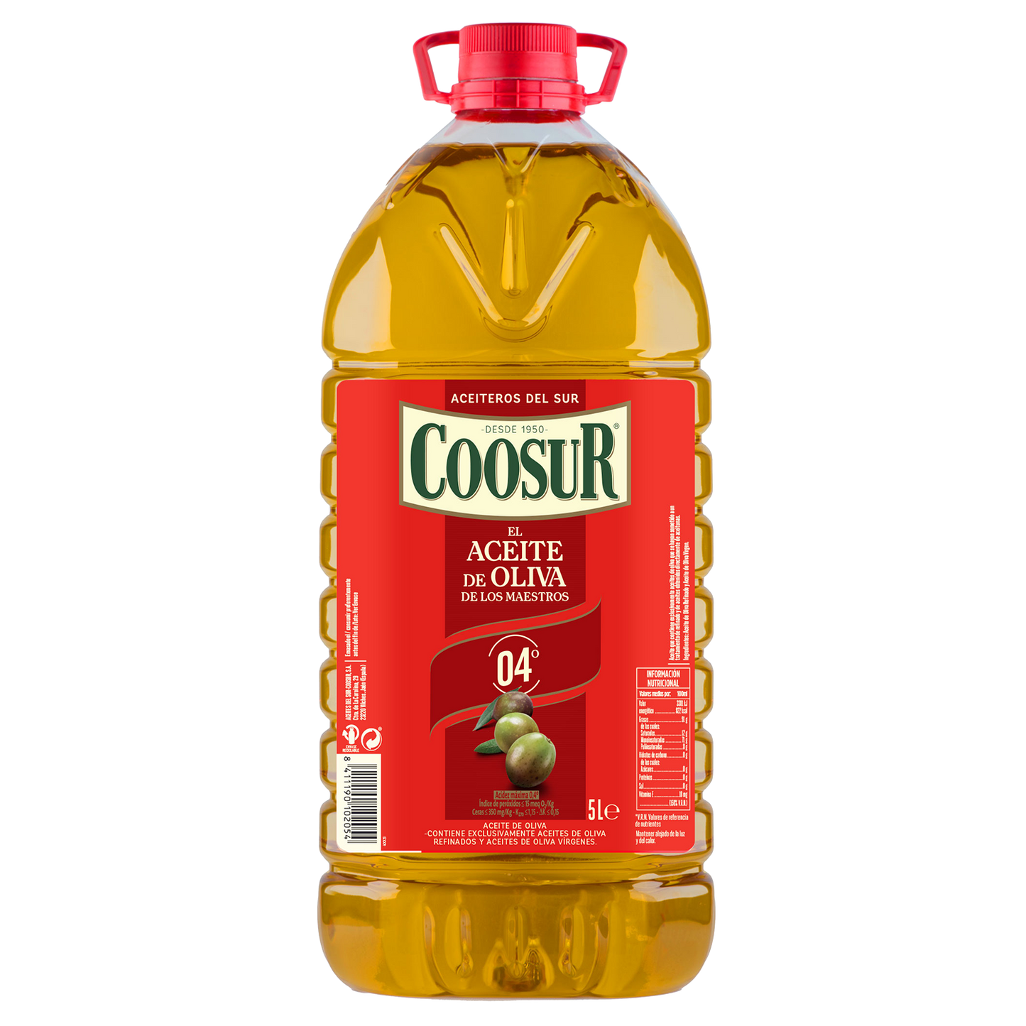 Aceite de Oliva Suave 5L 0,4