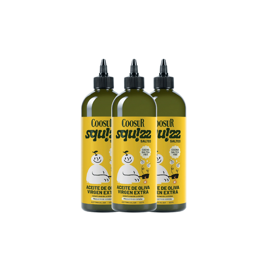 3x2 Aceite de Oliva Virgen Extra Salteo Coosur SQUIZZ 620ml