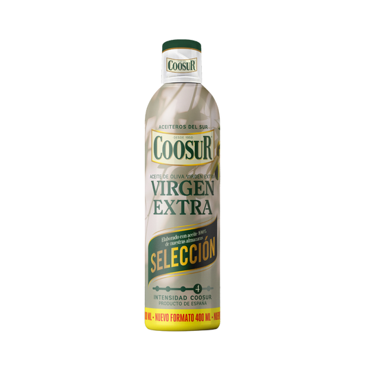 Aceite de oliva virgen extra selección en spray de 400 ml
